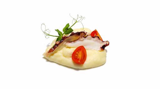 Polipo Su Purè Di Patate