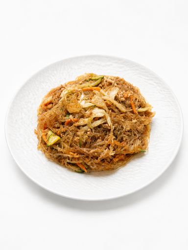 Spaghetti Soia con carne🌶
